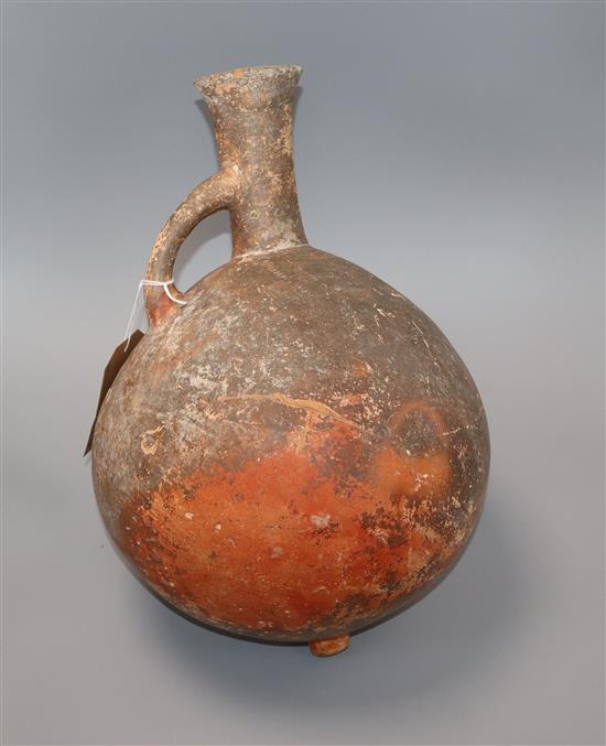 A terracotta vessel, old repair